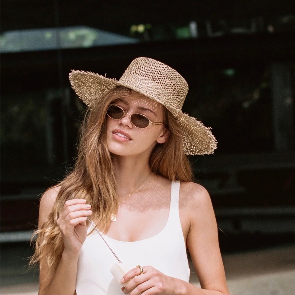 Lack of Color Hat Sunnydip Fray Boater